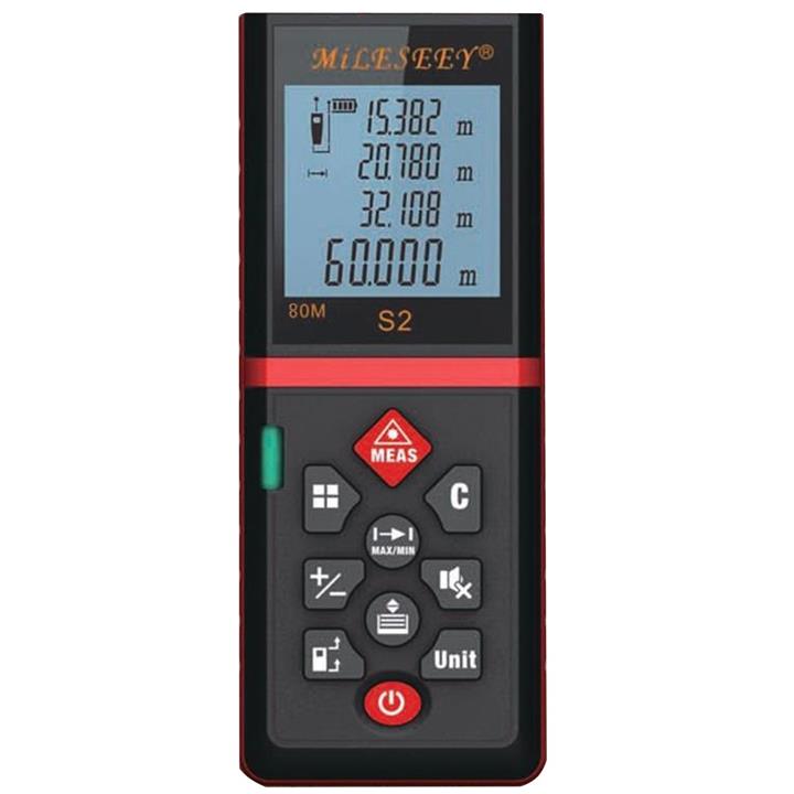 متر لیزری مایلسی مدل S2-80m Mileseey S2-80m Laser Distance Meter